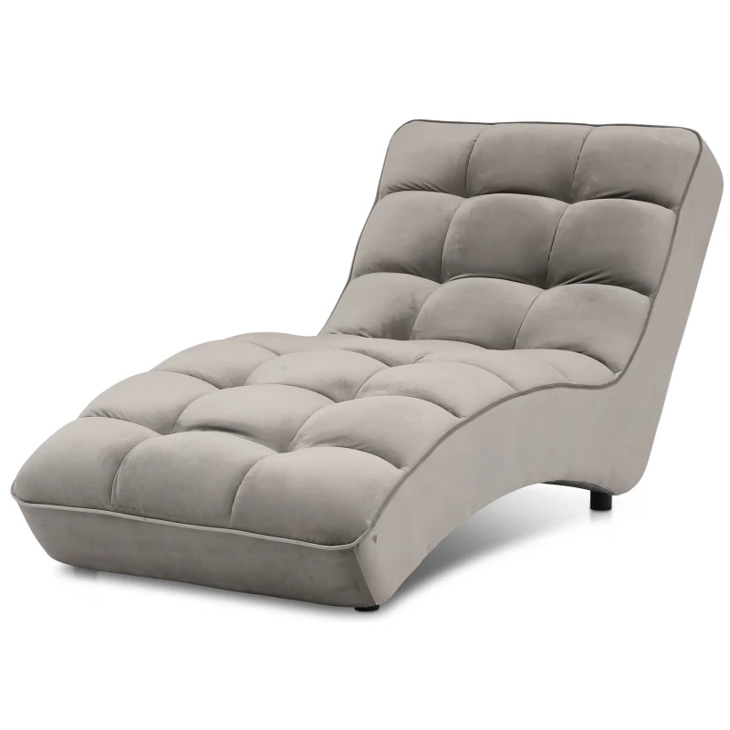 LIOREN Chaiselongue-Polsterung - grau-beige
