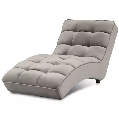 LIOREN Chaiselongue-Polsterung - grau-beige