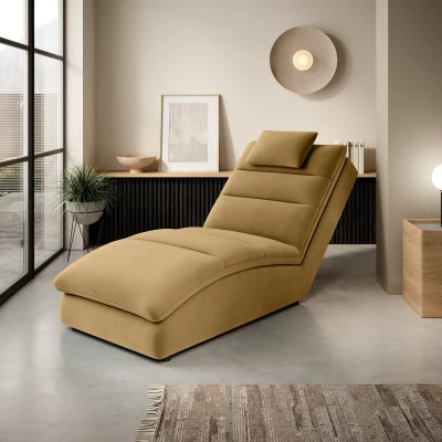 Bequeme Chaiselongue ARIELLA - Honig