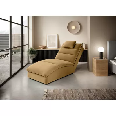 Bequeme Chaiselongue ARIELLA - Honig
