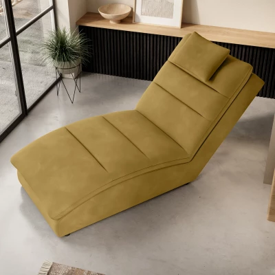 Bequeme Chaiselongue ARIELLA - Senf