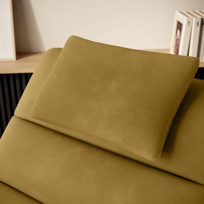 Bequeme Chaiselongue ARIELLA - Senf