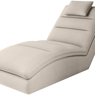 Bequeme Chaiselongue ARIELLA - hellbeige