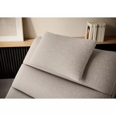 Bequeme Chaiselongue ARIELLA - hellbeige