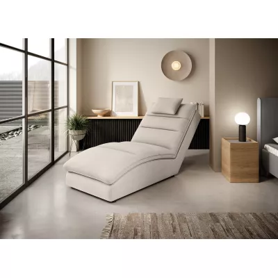 Bequeme Chaiselongue ARIELLA - hellbeige