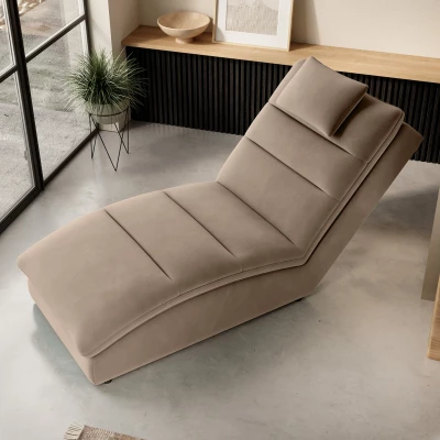 Bequeme Chaiselongue ARIELLA - Beige
