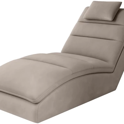 Bequeme Chaiselongue ARIELLA - Latte