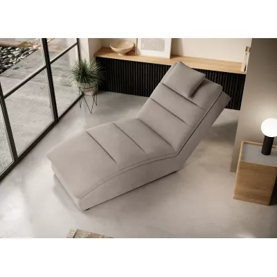 Bequeme Chaiselongue ARIELLA - Latte