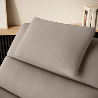 Bequeme Chaiselongue ARIELLA - Latte