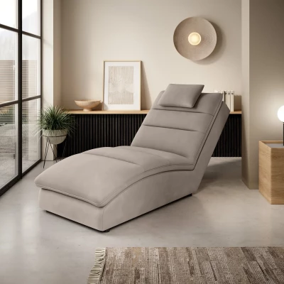 Bequeme Chaiselongue ARIELLA - Latte