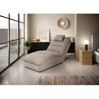 Bequeme Chaiselongue ARIELLA - Latte