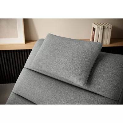 Bequeme Chaiselongue ARIELLA - grau