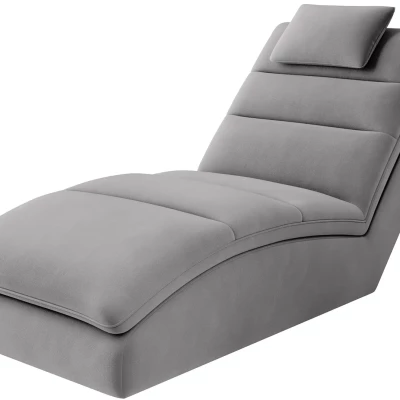 Bequeme Chaiselongue ARIELLA - hellgrau