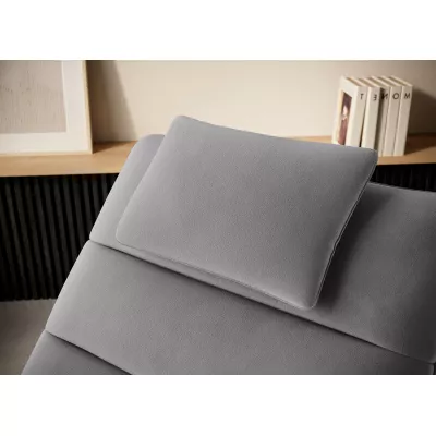 Bequeme Chaiselongue ARIELLA - hellgrau