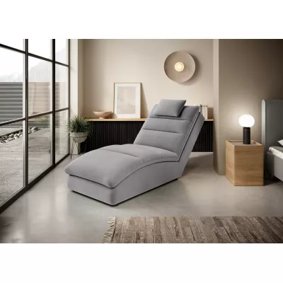 Bequeme Chaiselongue ARIELLA - hellgrau