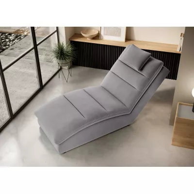Bequeme Chaiselongue ARIELLA - hellgrau