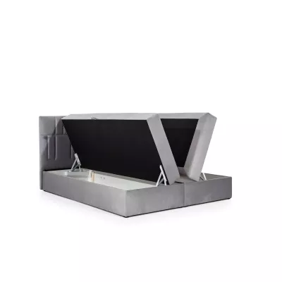 Bettgestell 120x220 IVANA 3 - Dunkelblau + GRATIS Matratzenauflage