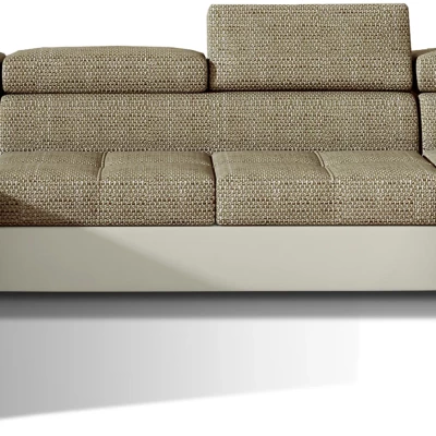 U-förmige Sofagarnitur MARIS – Dunkelbeige/Beige, rechte Ausführung