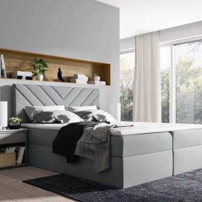 Continental-Bett IVANA 6 – 120 x 220 cm, grau + GRATIS Matratzenauflage