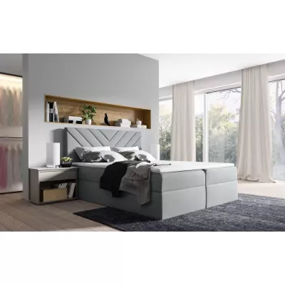 Continental-Bett IVANA 6 – 120 x 220 cm, grau + GRATIS Matratzenauflage