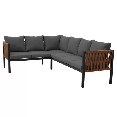 Garteneckset LUCIO - grau