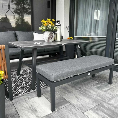 Garteneckset LUCIO - grau