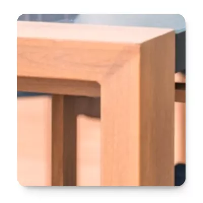 ZENTO Garten-Essgruppe – Anthrazit/Braun