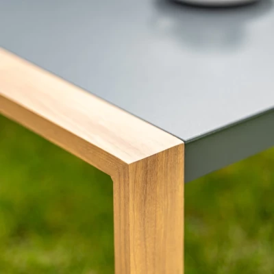 Gartenmöbelset ZENTO – Anthrazit/Braun
