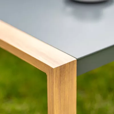 Gartenmöbelset ZENTO – Anthrazit/Braun
