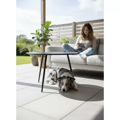 Metalltisch SORELLI - grau