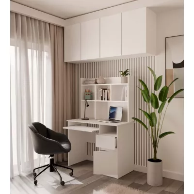 PC-Schreibtisch mit Erweiterung OZARK – mattweiß, rechts