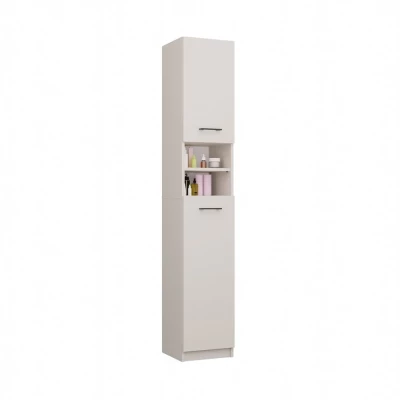 Schmaler Badezimmerschrank JANNO - Kaschmir