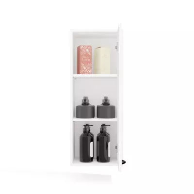 Schmaler Schmaler Badschrank LUCENZA - weiß