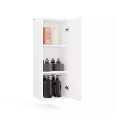 Schmaler Schmaler Badschrank LUCENZA - weiß