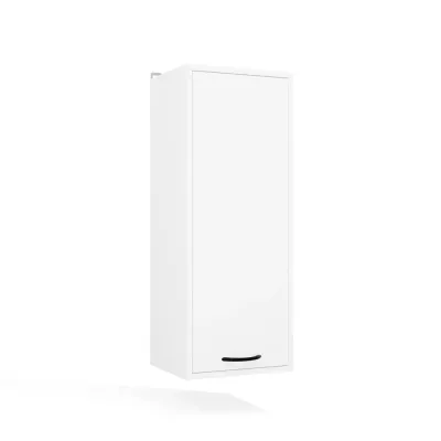 Schmaler Schmaler Badschrank LUCENZA - weiß