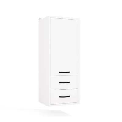 Schmaler Badezimmer-Wandschrank LUCENZA - weiß
