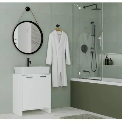 Badezimmerschrank unter dem Waschbecken LUCENZA - weiß