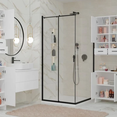 Badezimmerschrank unter dem Waschbecken LUCENZA - weiß