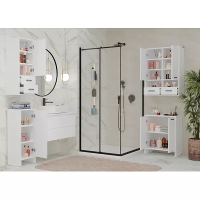 Badezimmerschrank unter dem Waschbecken LUCENZA - weiß