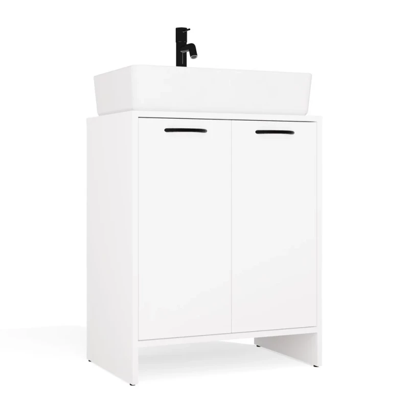 Badezimmerschrank unter dem Waschbecken LUCENZA - weiß