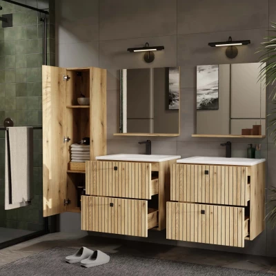 Badezimmerschrank VIRELLA - Eiche