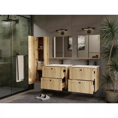 Badezimmerschrank VIRELLA - Eiche