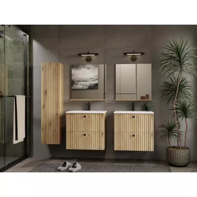 Badezimmerschrank VIRELLA - Eiche