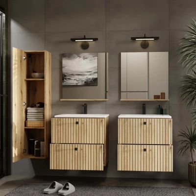 Badezimmerschrank VIRELLA - Eiche