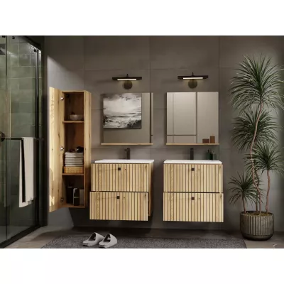 Badezimmerschrank VIRELLA - Eiche