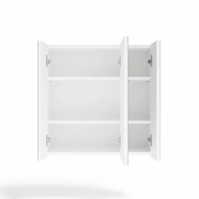 Badezimmerschrank mit Spiegel MARGO - weiß