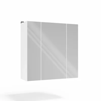 Badezimmerschrank mit Spiegel MARGO - weiß