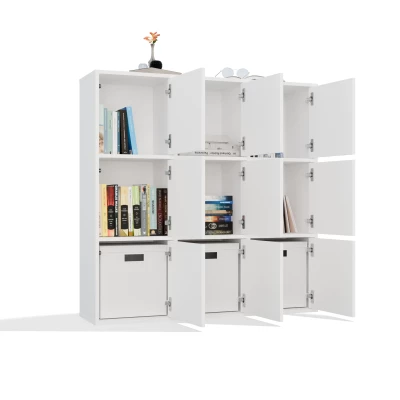 Büroregalsystem RAINIS – weiß