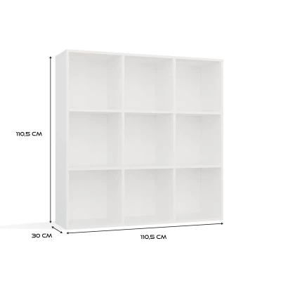 Büroregalsystem RAINIS – weiß