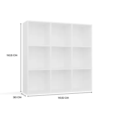 Büroregalsystem RAINIS – weiß
